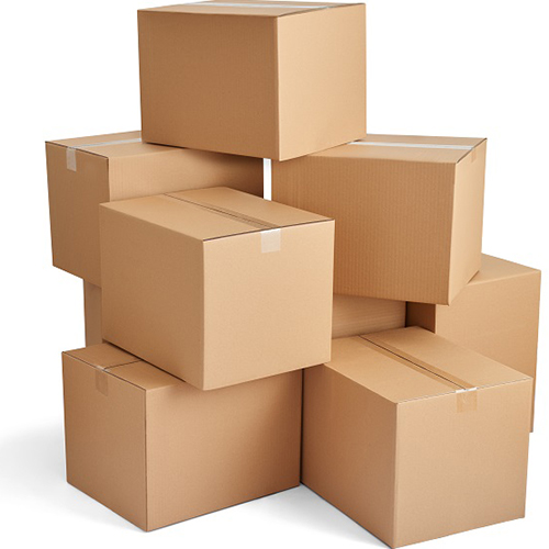 box package delivery cardboard carton stack